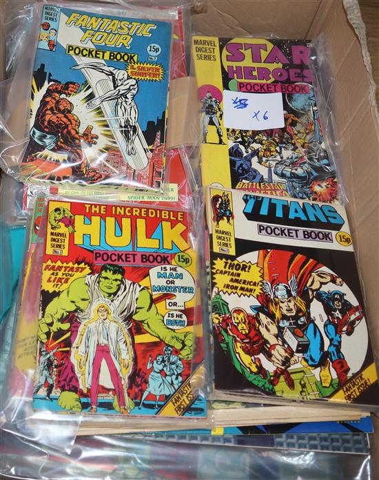 Marvel Comics, 1970s-90s - Spider-Man, Machine Man, Star Trek and others